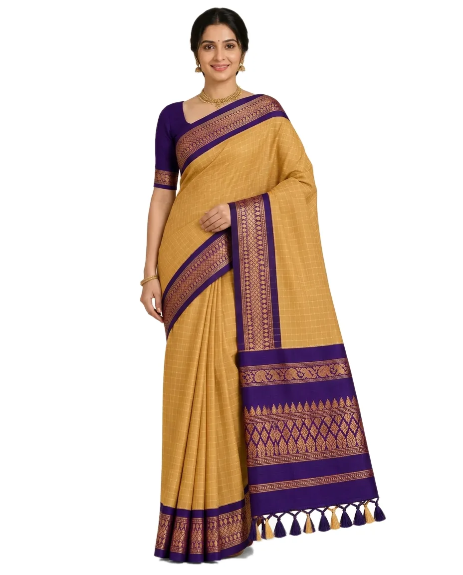 Gadwal Traditional Saree for Women – front view